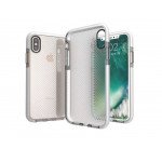 Wholesale iPhone X (Ten) Mesh Hybrid Case (Red)